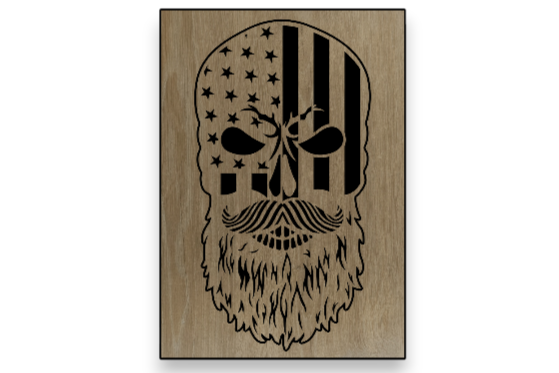 Tête de mort USA